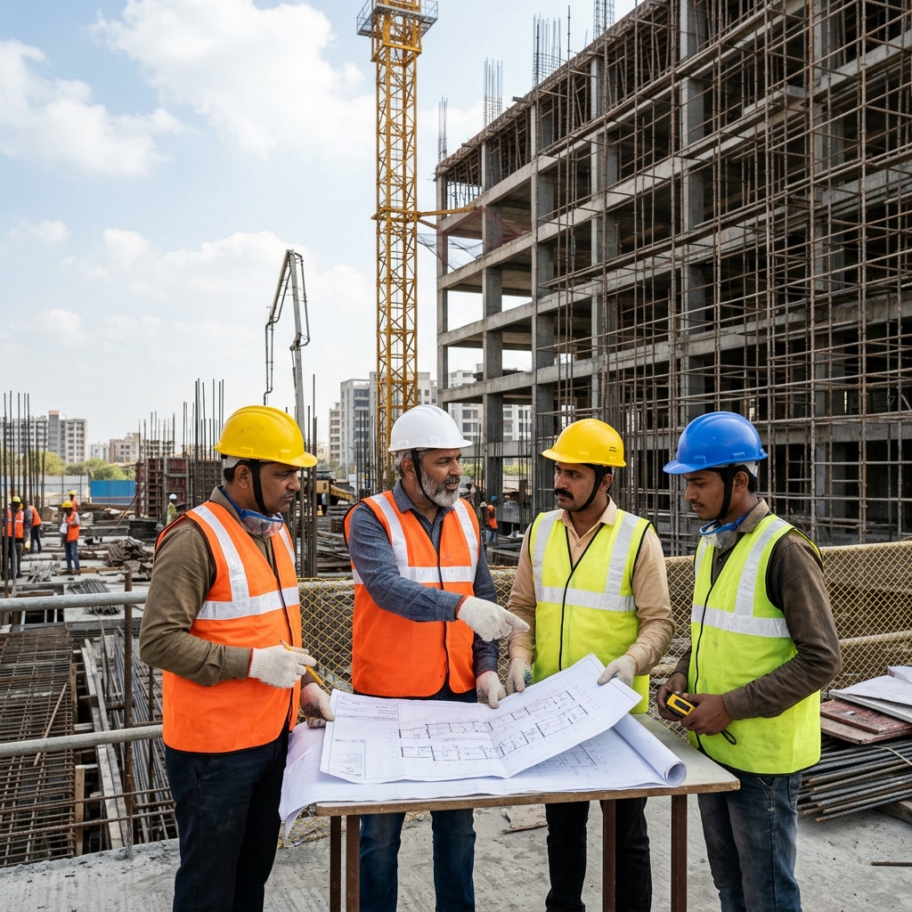 Indian Facility Management Workers